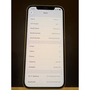 Apple iPhone 12 64GB Green Unlocked Clean IMEI Works Good Condition